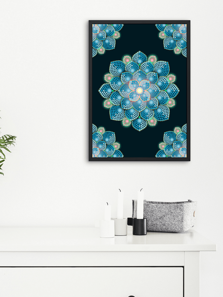 Summer Rain Dot Mandala, 2 JPG Files product image (1)