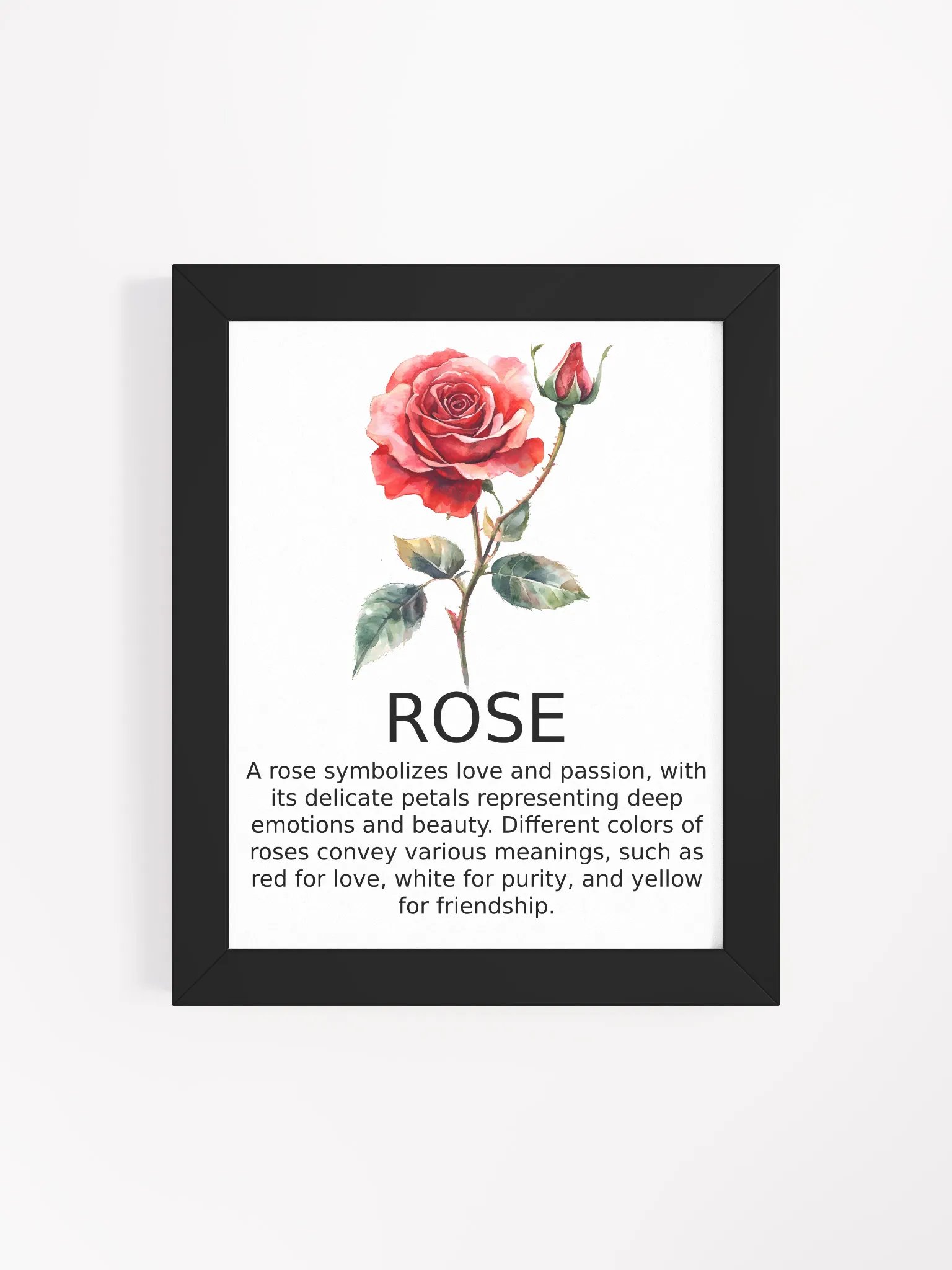 Passionate Petals Framed Poster product image (4)
