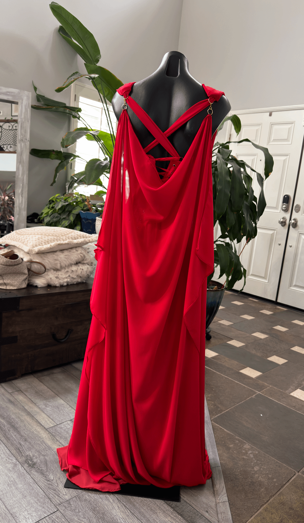 Vampire Bride Inspired Chiffon Fantasy Gown - MADE TO ORDER product image (2)