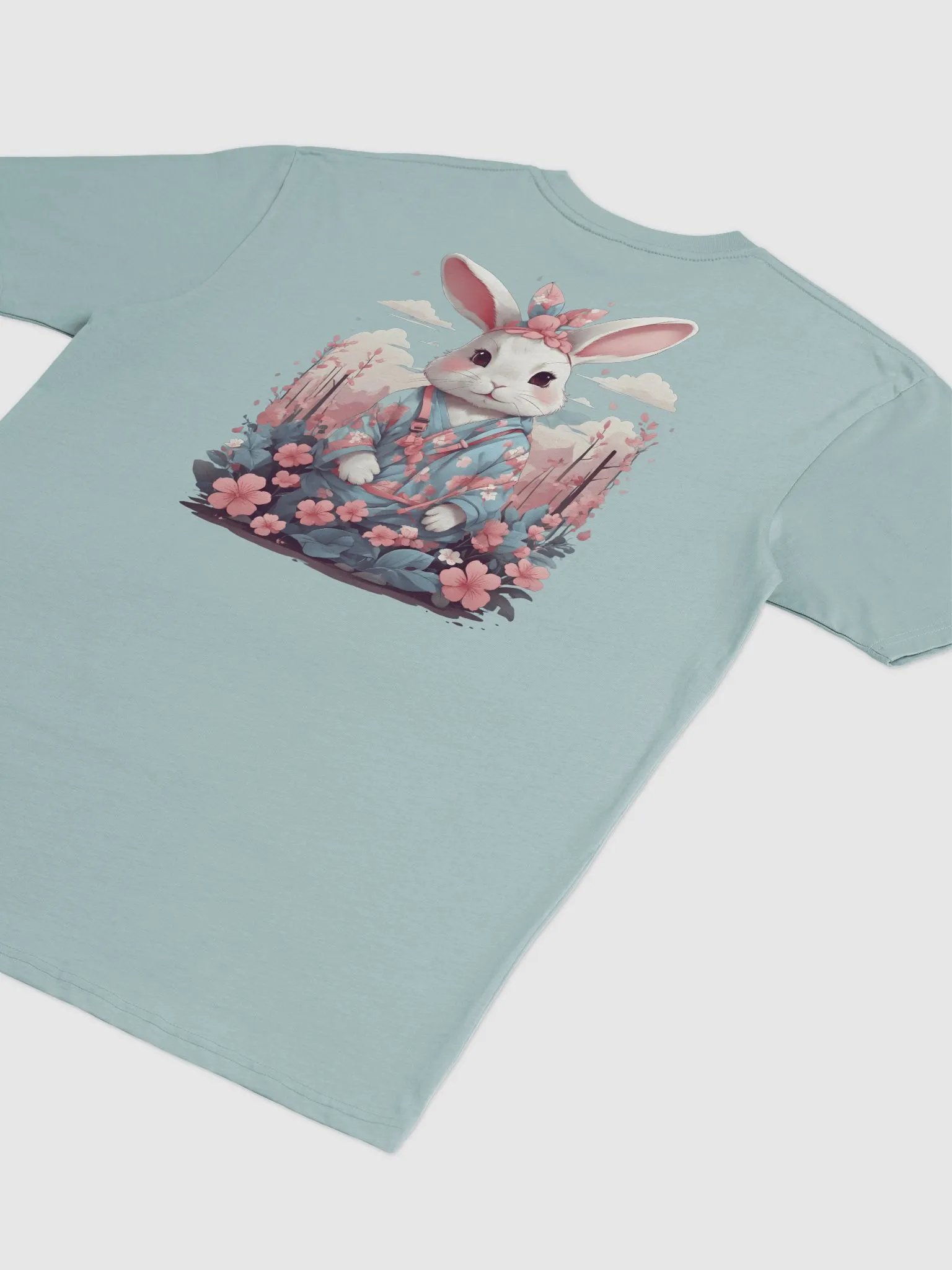 Kawaii Floral Bunny Hoodie Tee product image (22)