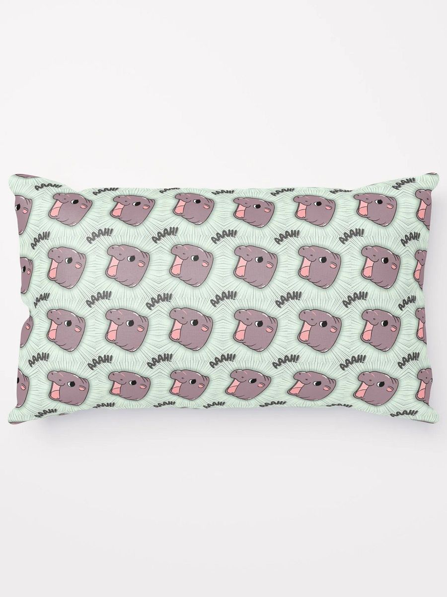 MOODENG'S LIGHT GREEN AAAH! PILLOW! product image (1)