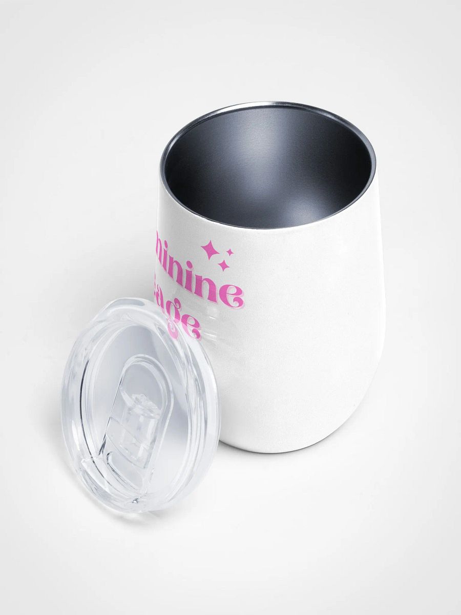 Feminine Rage Wine Tumbler product image (3)