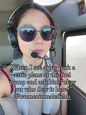 Was it the invisible pilot in the right seat? #womeninmalefields #stemlife