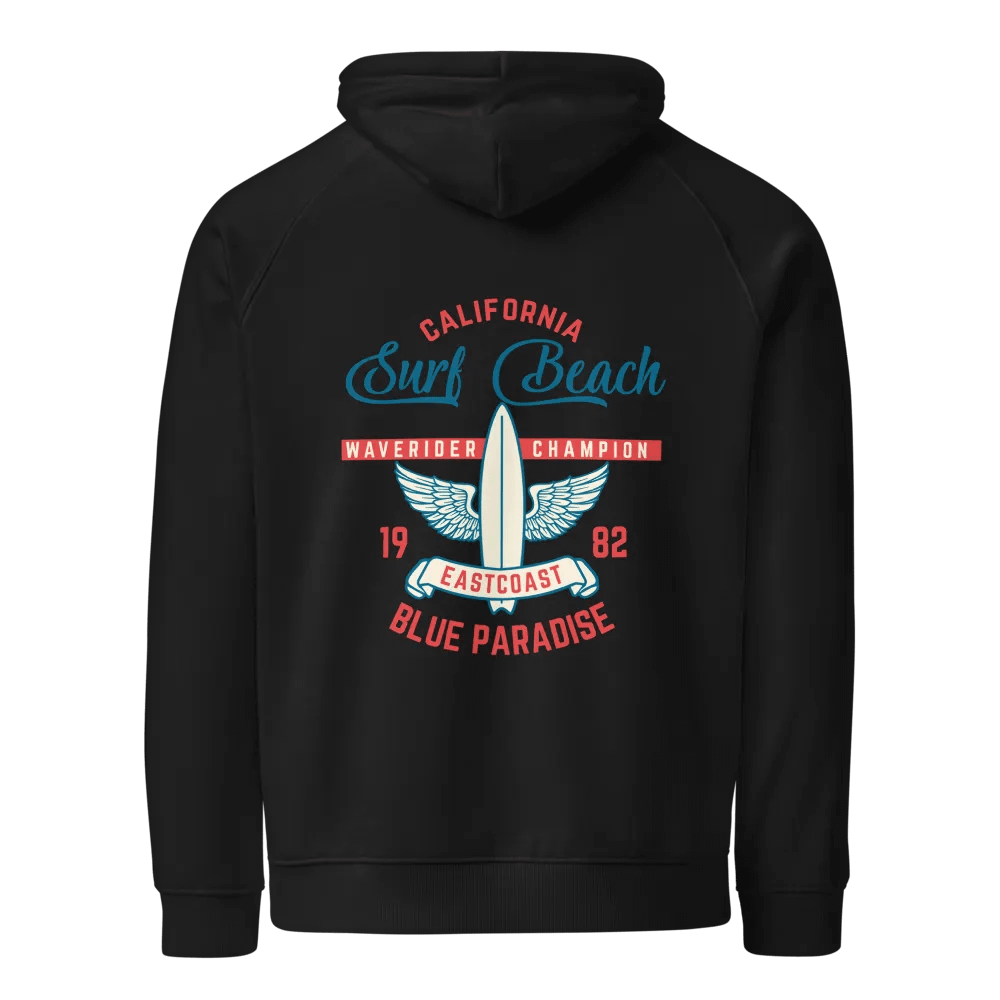 California Surf Beach Eco Raglan Hoodie product image (1)