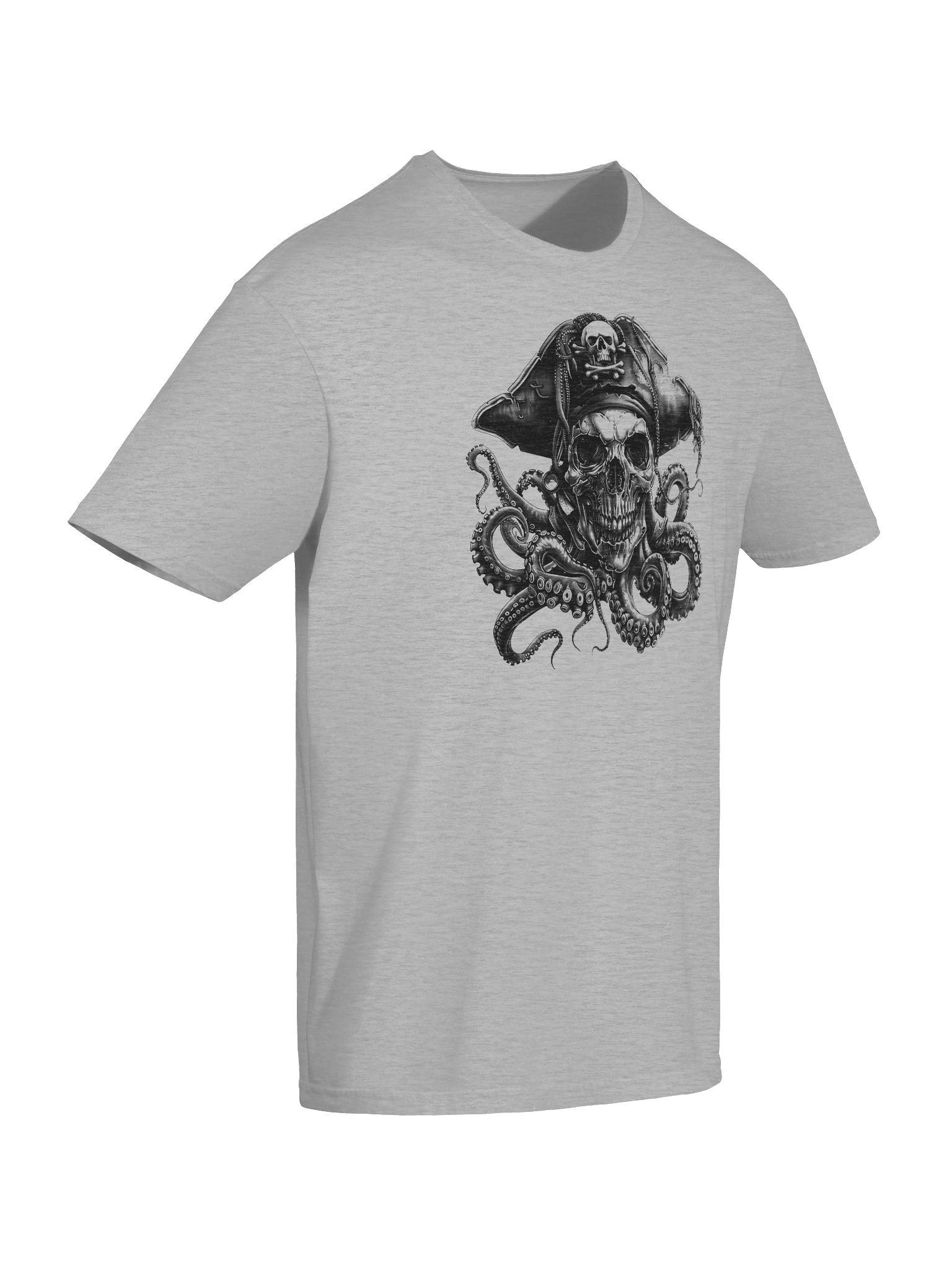 Pirate Skull & Octopus Tentacles T-Shirt product image (10)