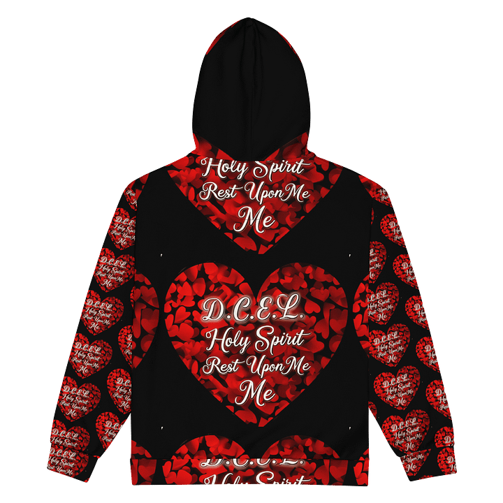 Holy Spirit Rest Upon Me Unisex Hoodie Da Culture' Experience Love Collection product image (2)
