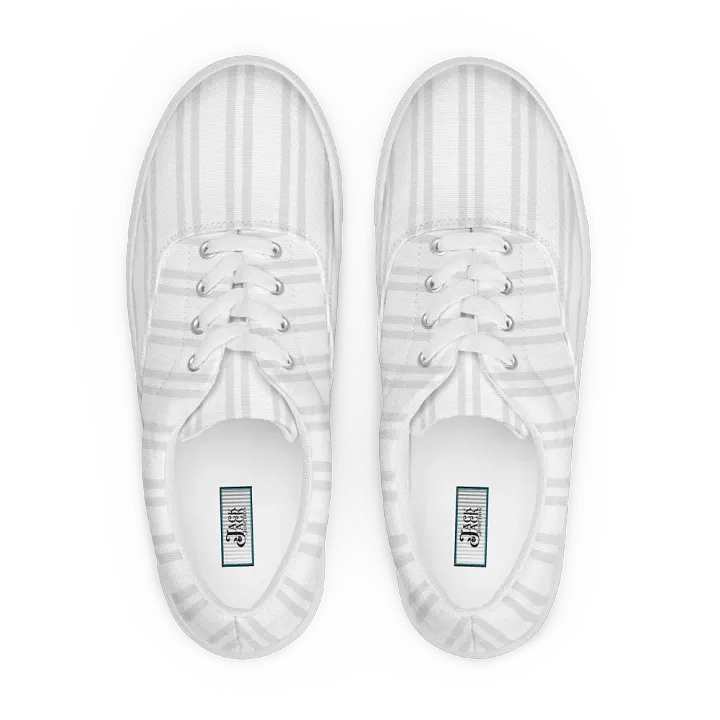 Grey Lines Ladies Canvas Shoes product image (2)