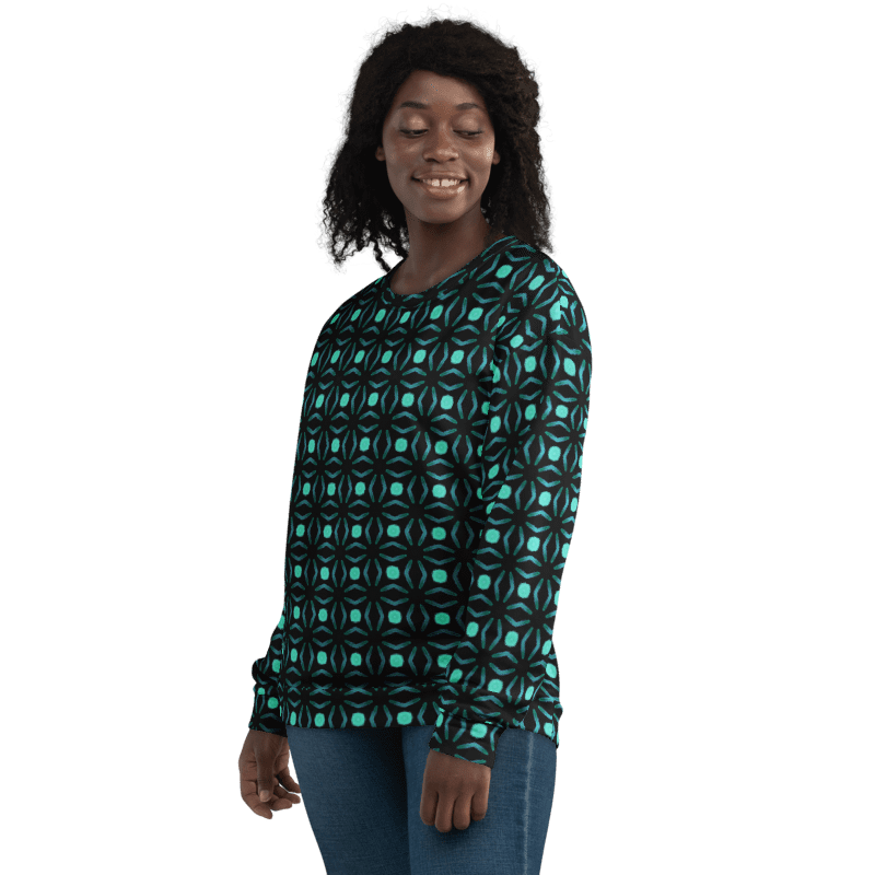 Abstract Repeating Values Unisex All Over Print Sweatshirt product image (7)