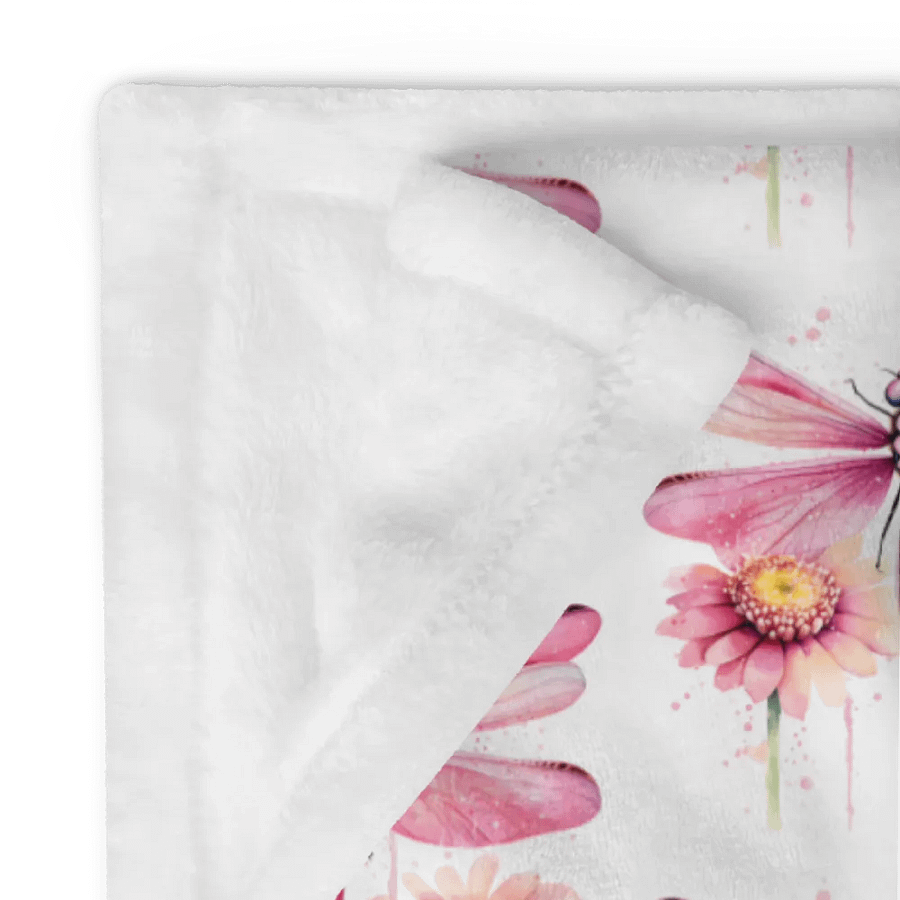 Pink Dragonfly Blanket product image (12)