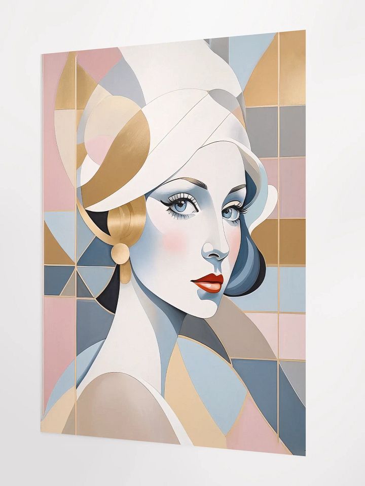 Lady Pastel Poster - Medium Size 18x24 Inches product image (2)