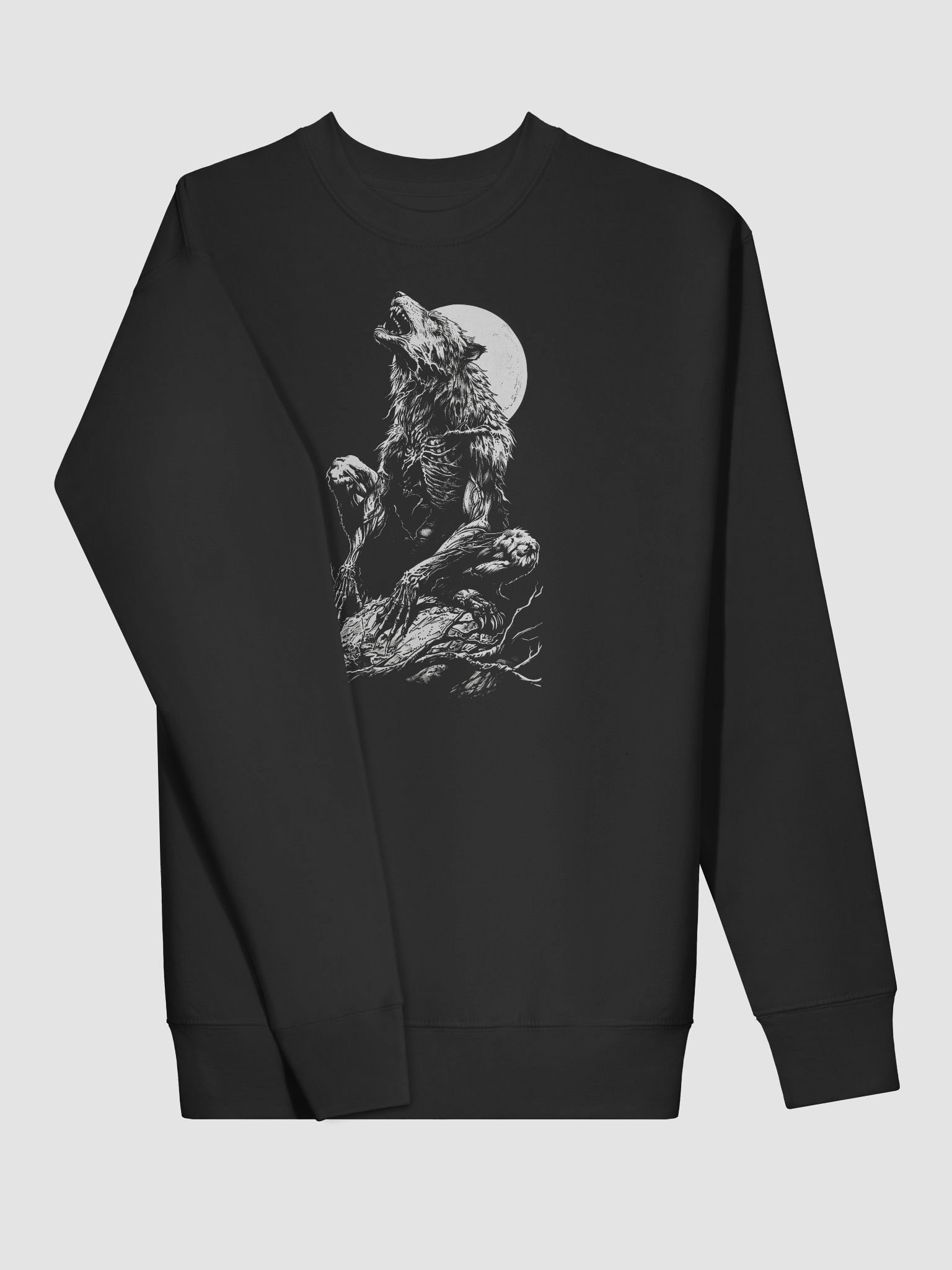 Werewolf Howling Lycanthropy Transformation Horror Monster sweatshirt product image (3)