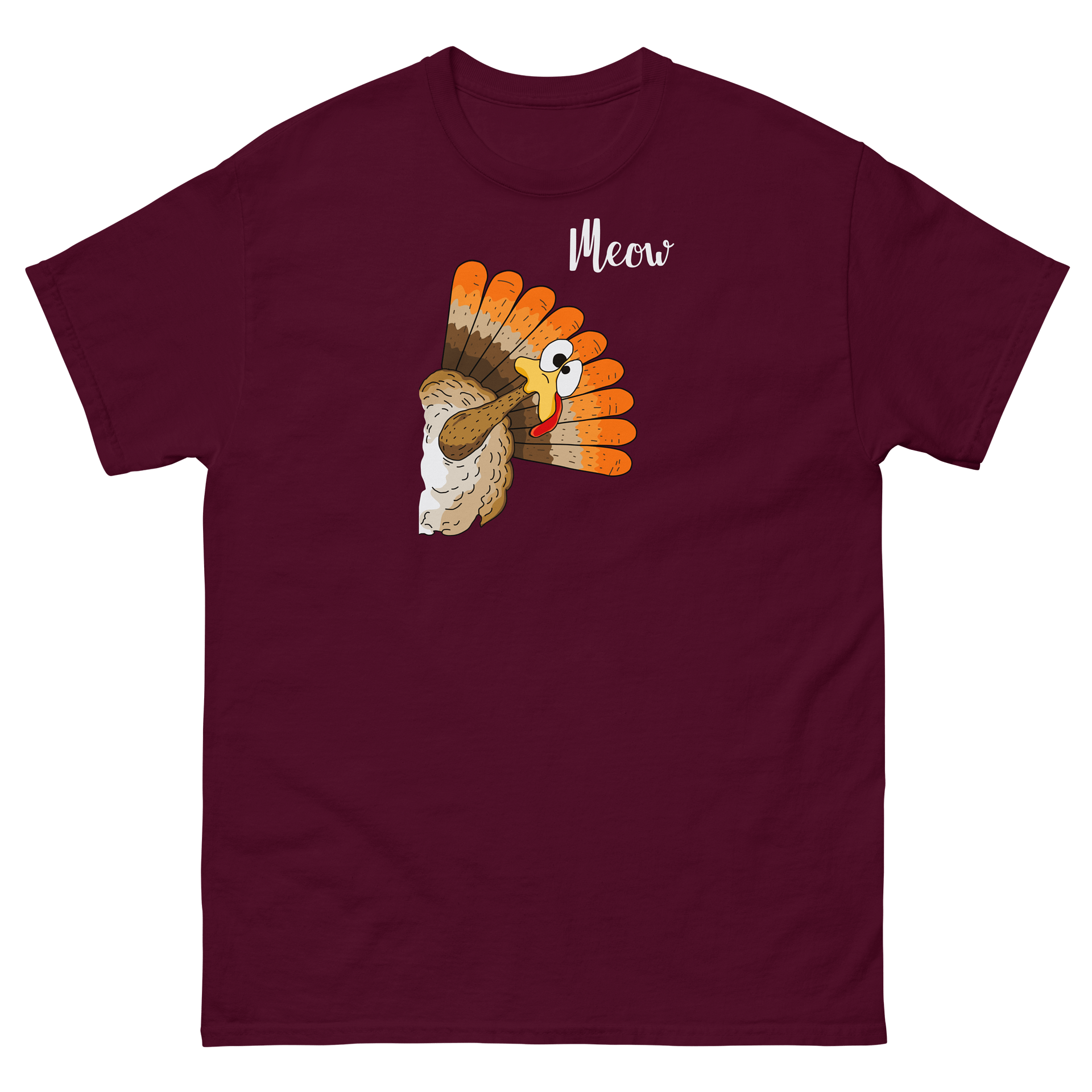 Whimsical Turkey Meow T-Shirt product image (44)