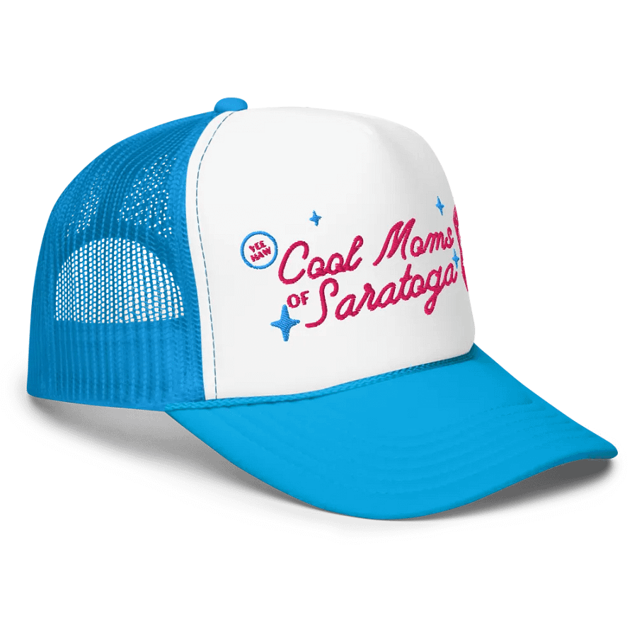 Cool Moms of Saratoga Cowboy Boot Trucker Hat product image (3)