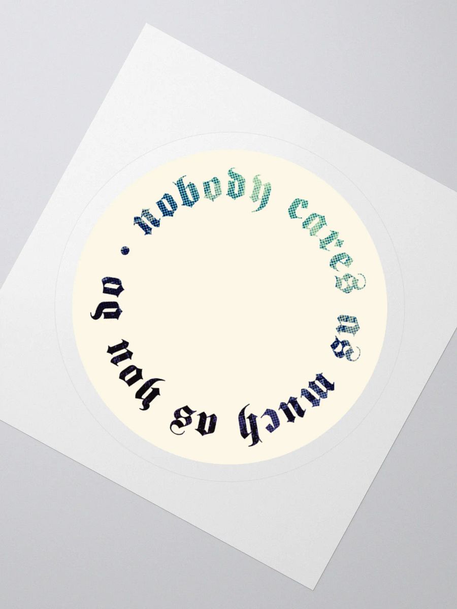 Nobody Cares product image (6)