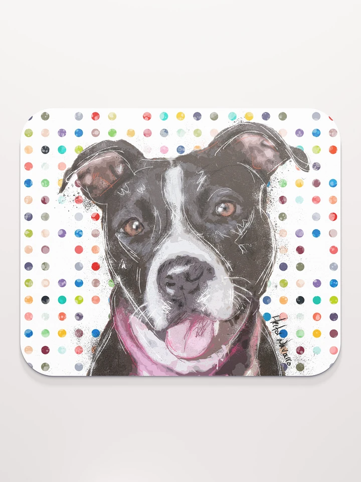 Alison the lovely Pit-bull Pop Art mouse pad product image (1)