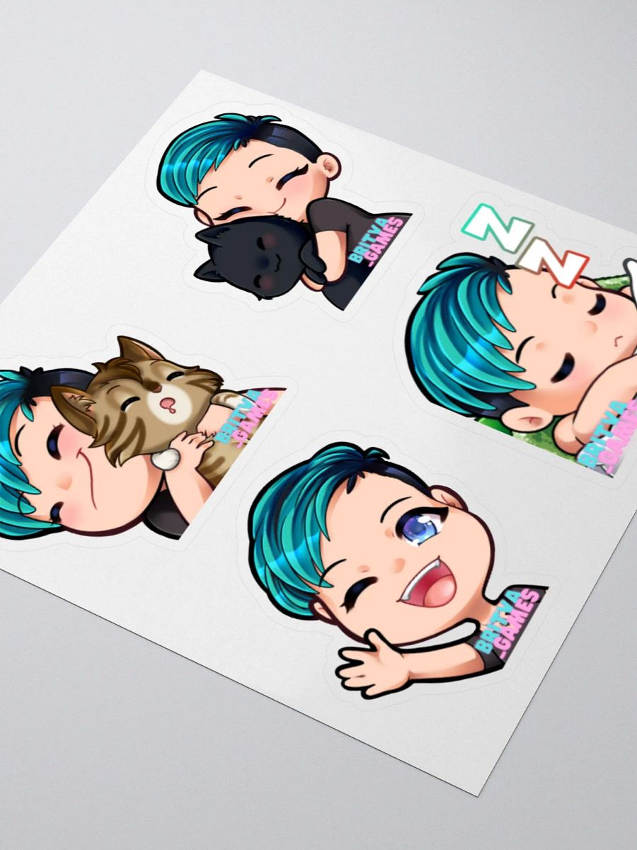 Emote Sticker Sheet 2 (4 stickers) product image (3)