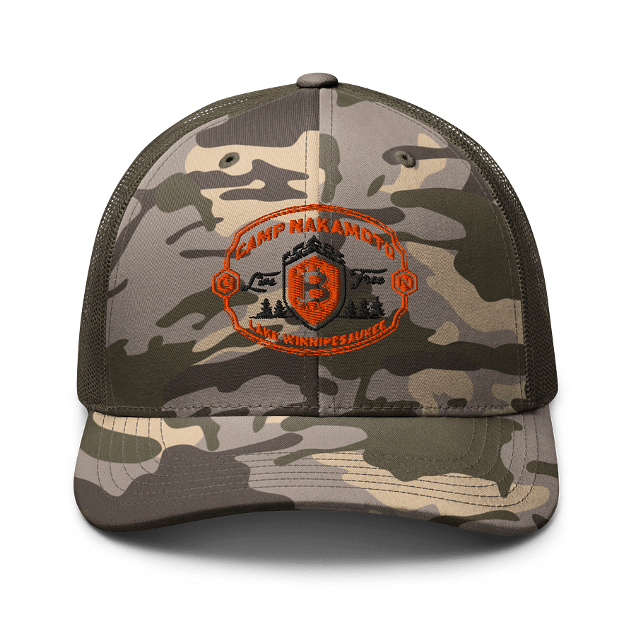 Camo Camp Trucker Hat product image (1)