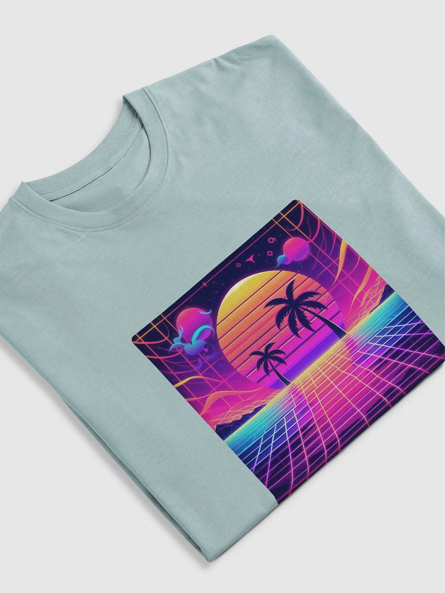 Retro Sunset Synthwave Men's Tee | AI Design product image (22)