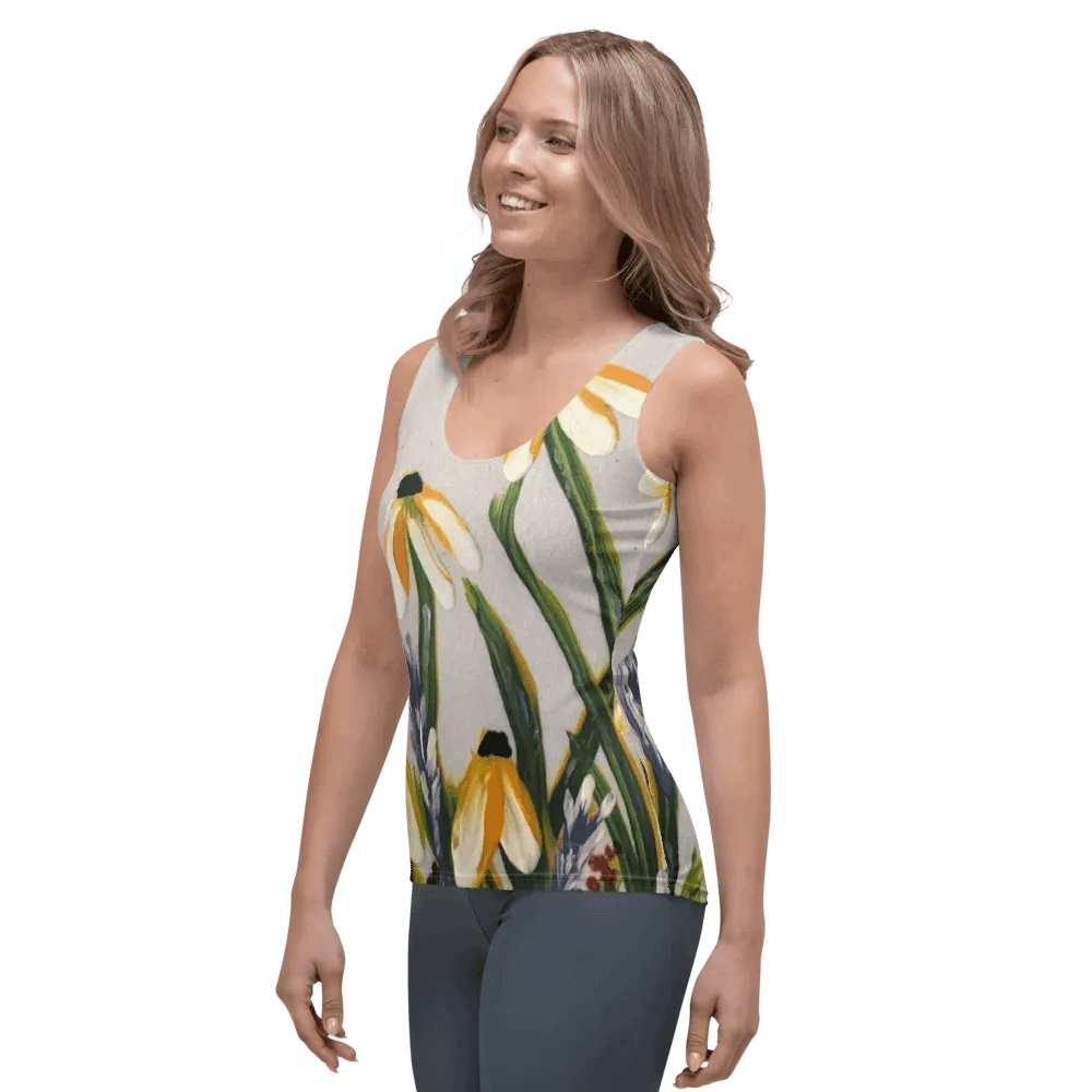 Yellow Daisy Serenade Women's Tank Top product image (3)