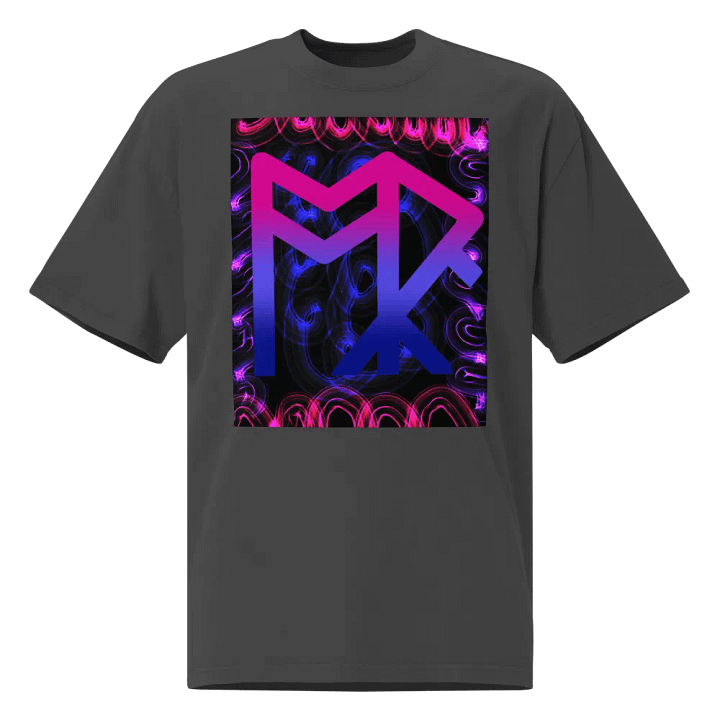 ToRk Rune Oversized Faded T-Shirt (Bisexual Tones) product image (1)