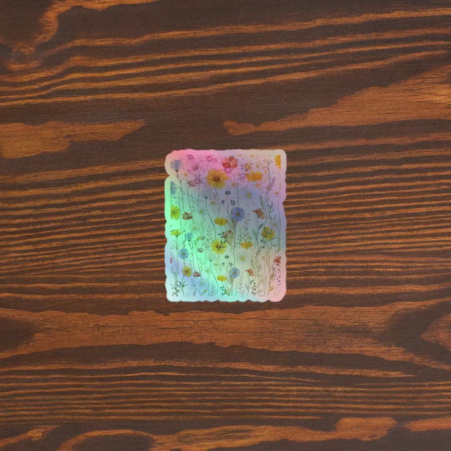Whimsical Garden Holographic Sticker Set product image (5)