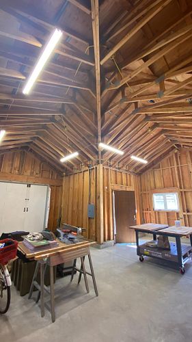 FC HQ: Y’all we got power!! Rough-in/Cover electrical inspection tomorrow, then some interior wall insulation and covering an...