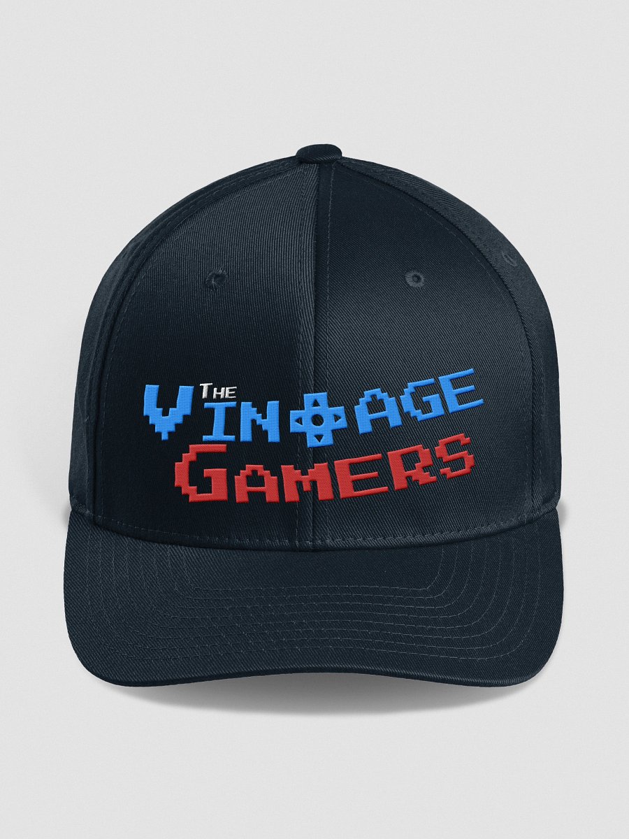 Vintage Gamers Fitted Cap – Logo Front / Joystick Back product image (1)