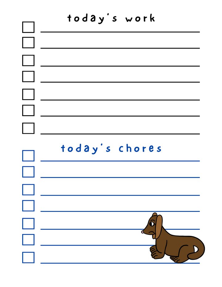 🐶✨ Cute Corgi Dry Erase To-Do List – Stay Organized with a Wiggle and a Smile! ✨🐶 product image (2)