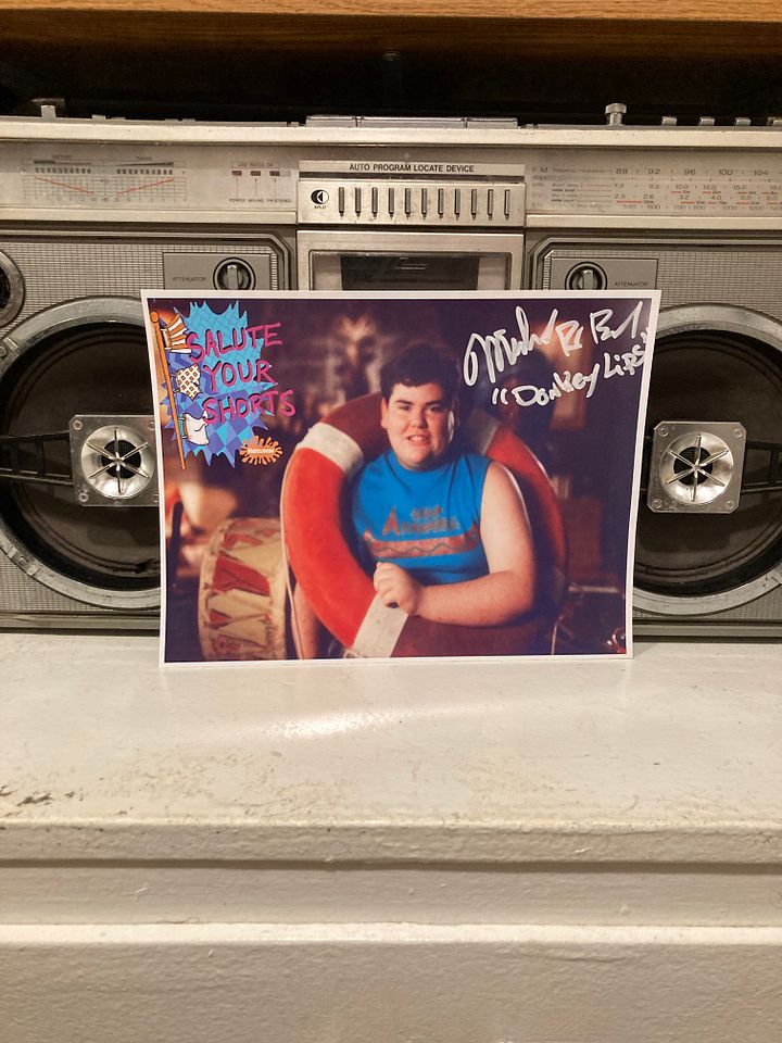 Autographed Donkeylips Salute Your Shorts Promo Headshot Logo product image (2)