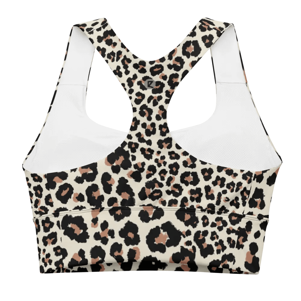 Hight Impact Bra "Abstract Animal Leopard Skin Fur Pattern" product image (6)