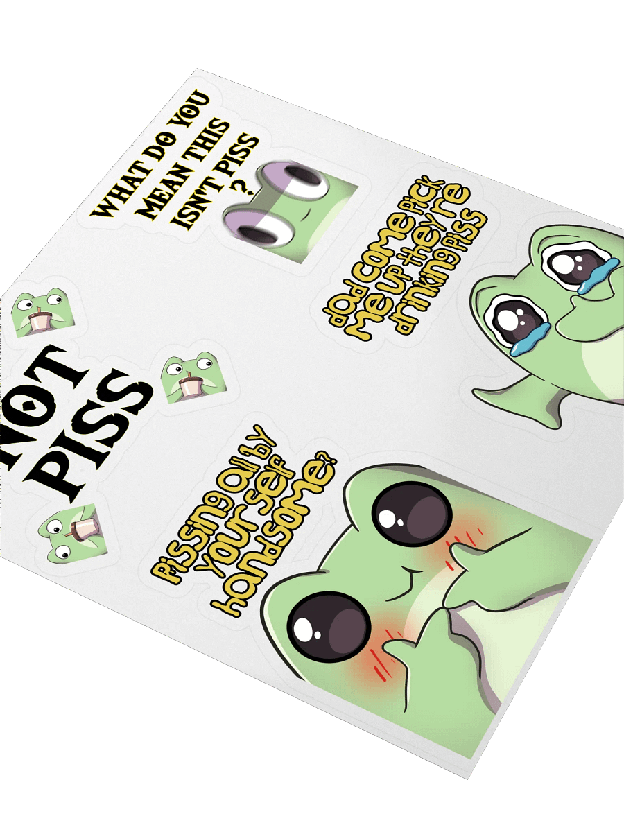 PISS STICKERS LIMITED EDITON product image (3)