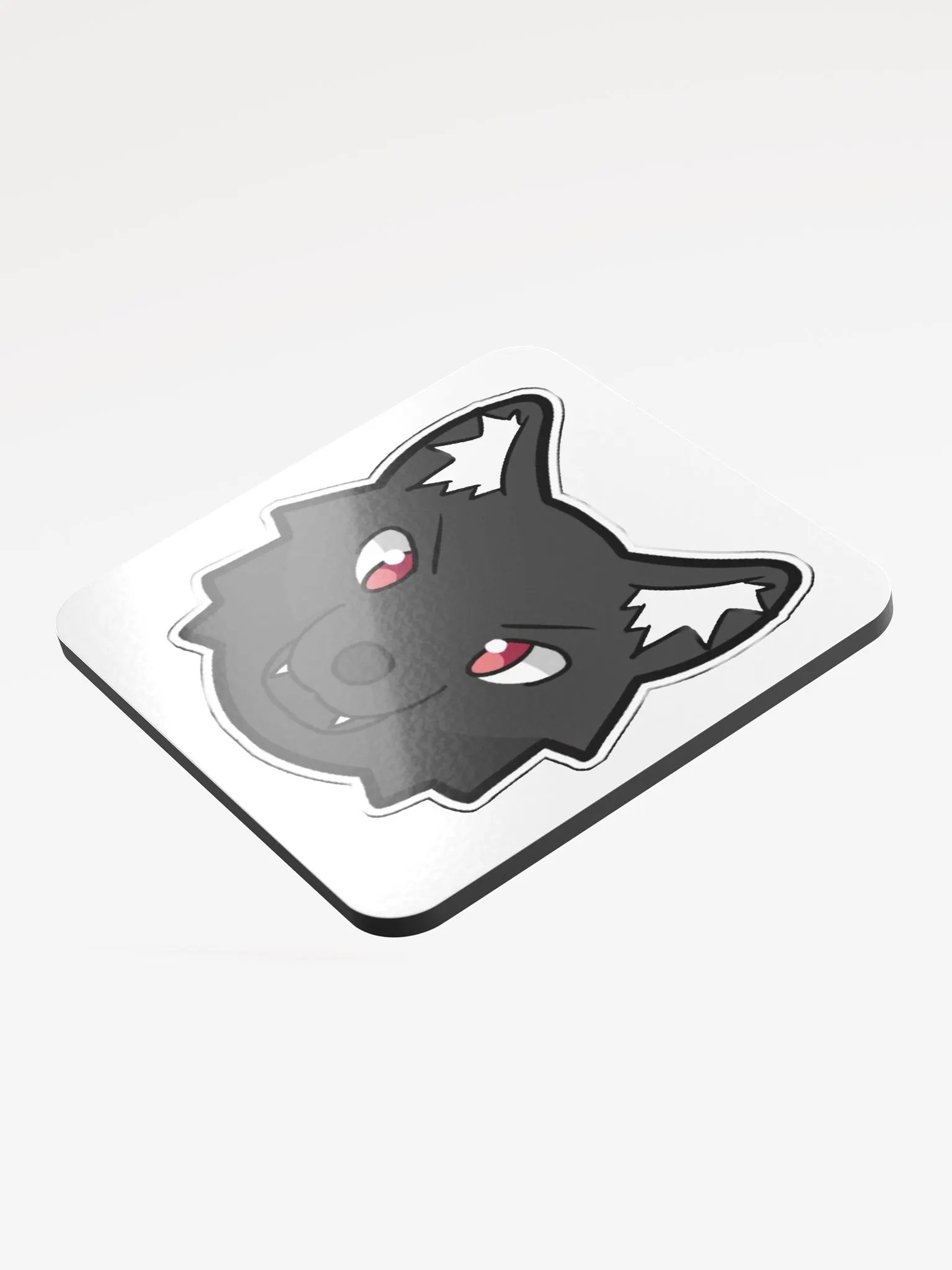 TWOLF HAPPY WOLF EMOTE COASTER 2 of 3 product image (3)