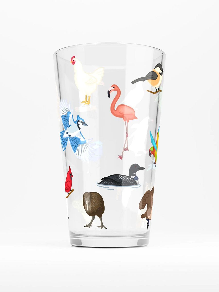 Birbs of a feather Pint Glass product image (6)