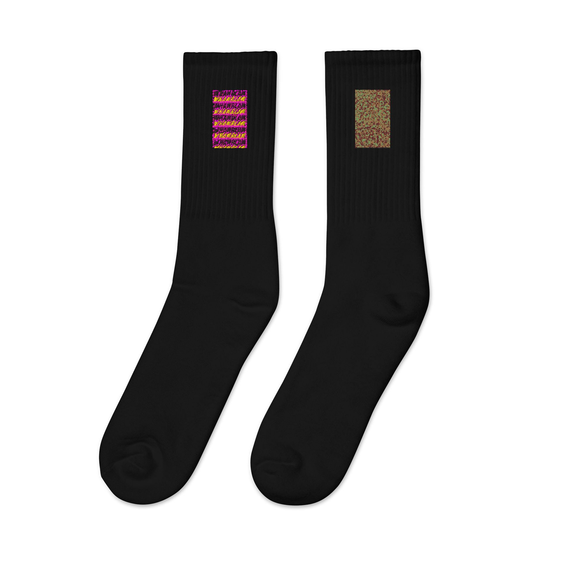 Pixelated Camo Delight Crew Socks product image (4)