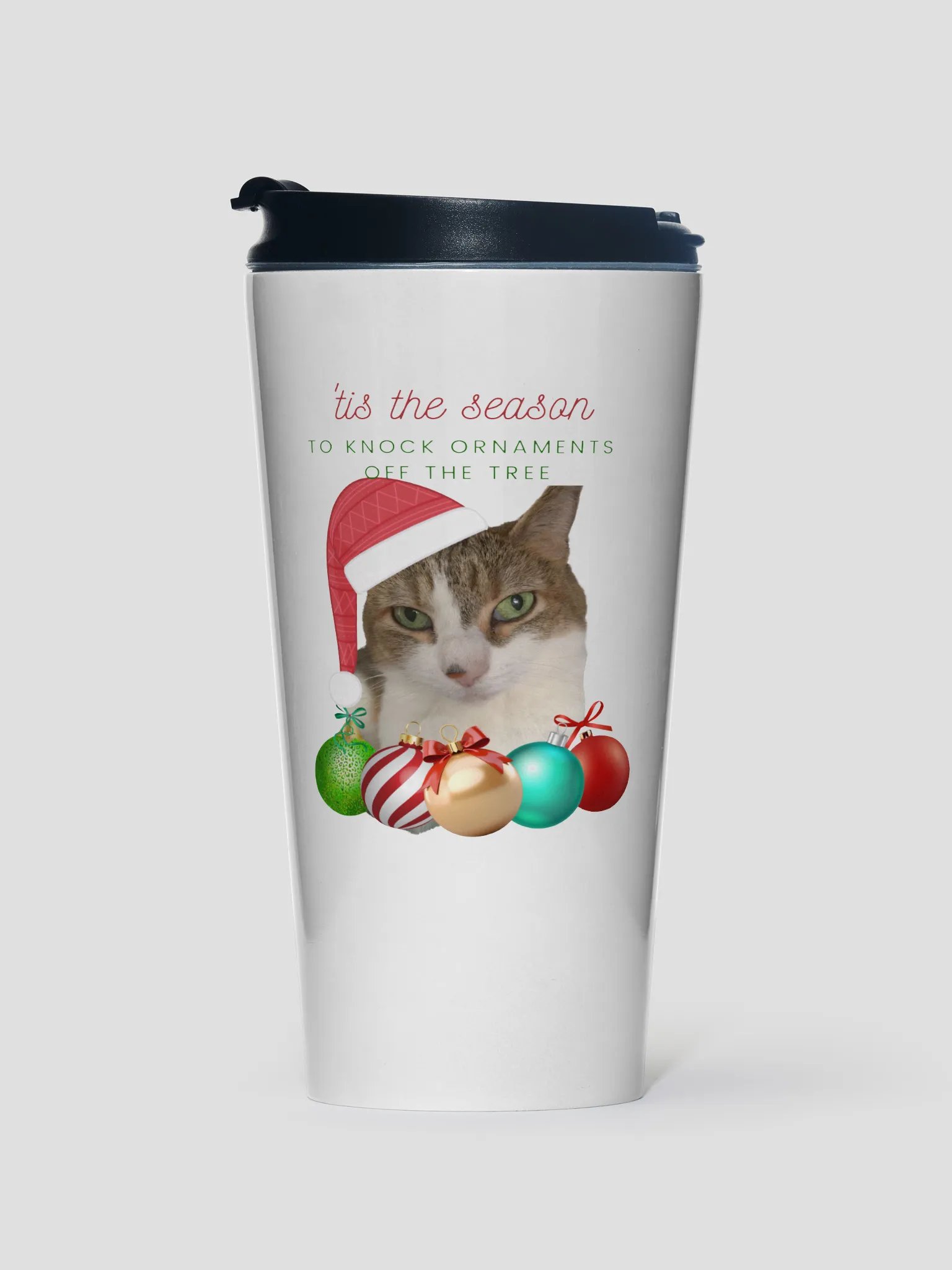 Santa Claws Stainless Steel Travel Mug product image (1)