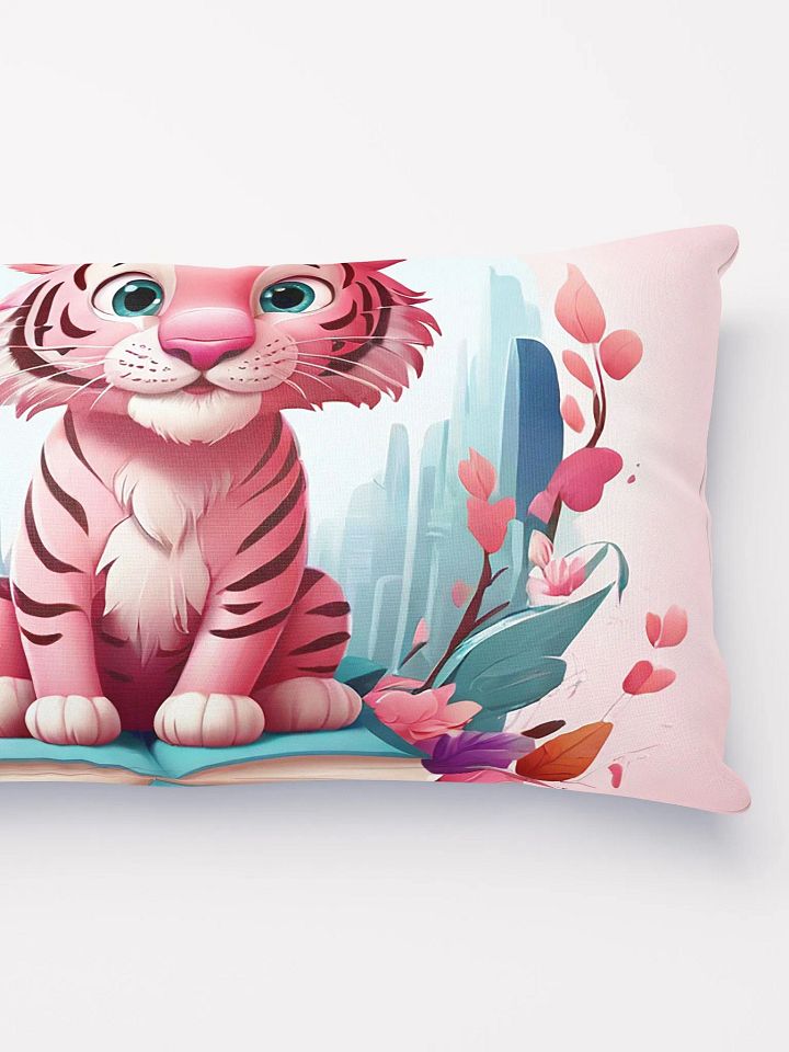 pink tiger with flower and book product image (5)