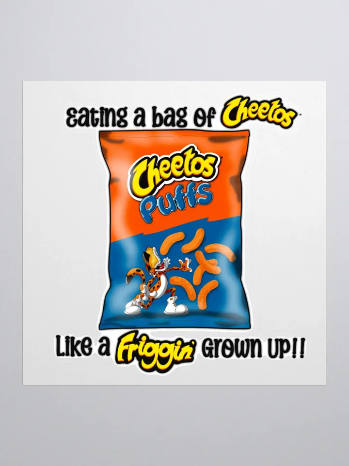 Like a FRIGGIN grown up!! Sticker product image (2)