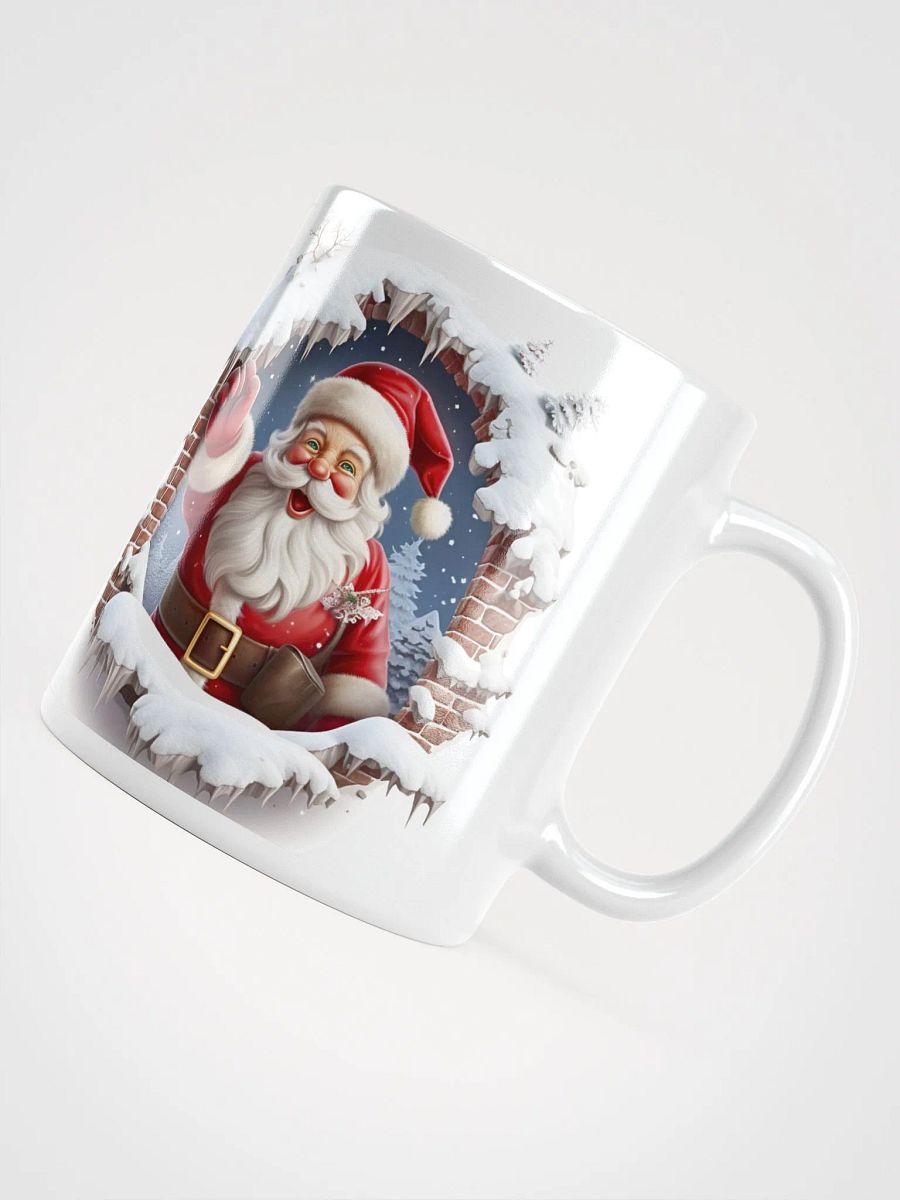 Chimney Surprise Santa 3D Christmas Mug - Magical Double-Sided Design product image (11)