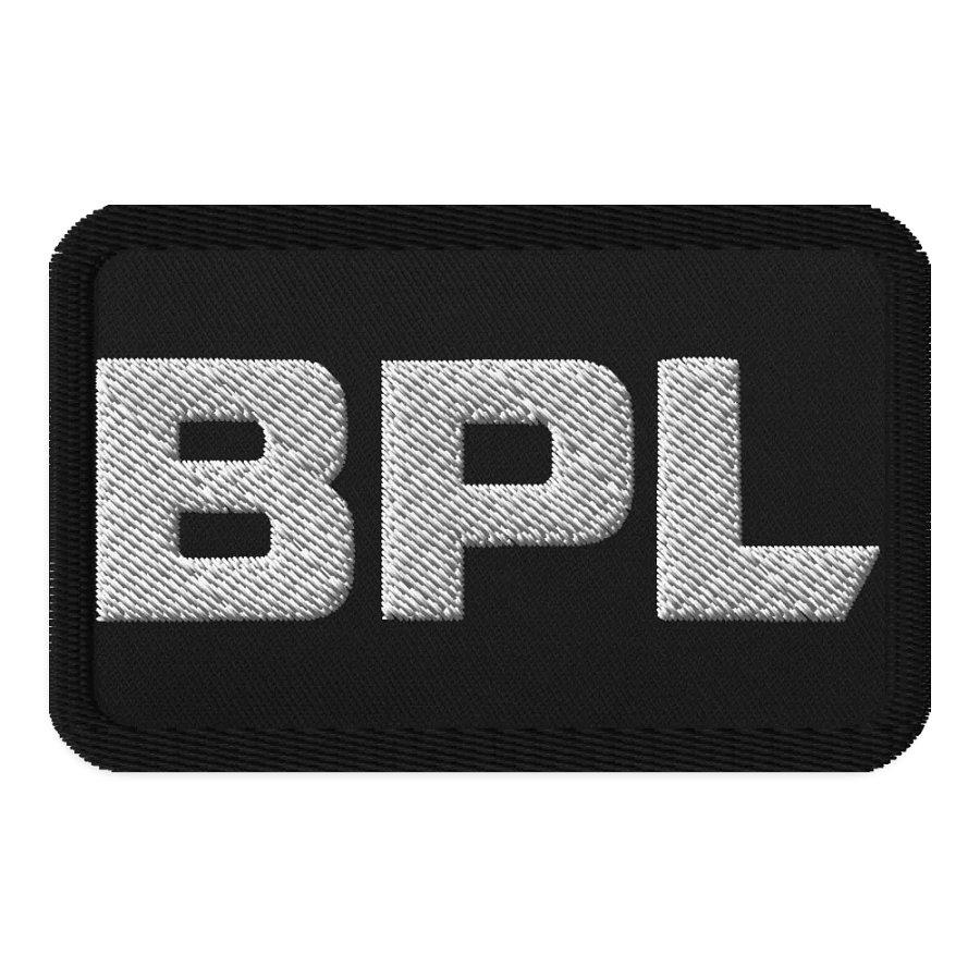 BPL Wordmark Embroidered Patch product image (1)