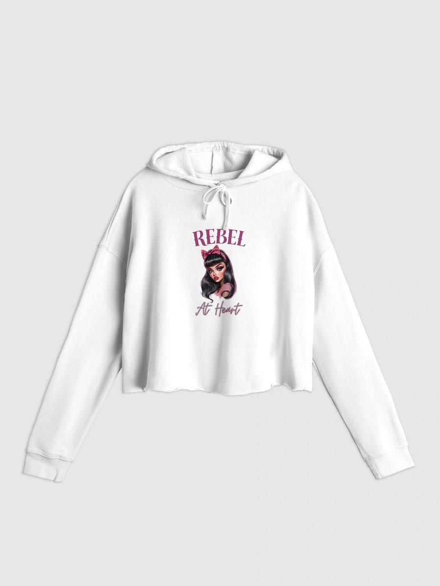 Rebel At Heart Cropped Hoodie product image (1)