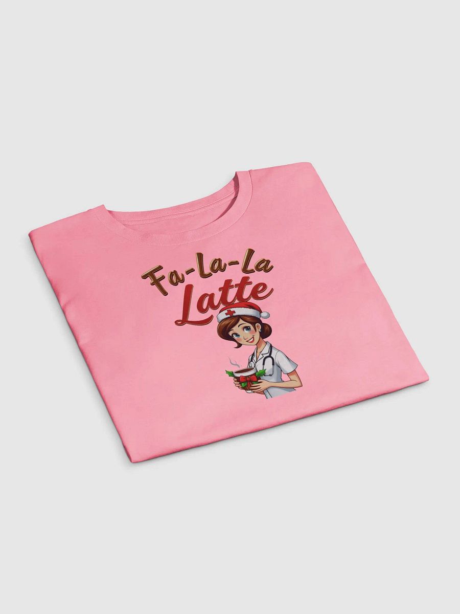 Fa-La-La Latte Nurse Premium Crop Top product image (21)