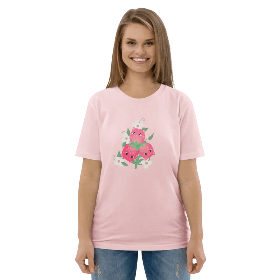 Strawberry Cat Plant Shirt product image (5)