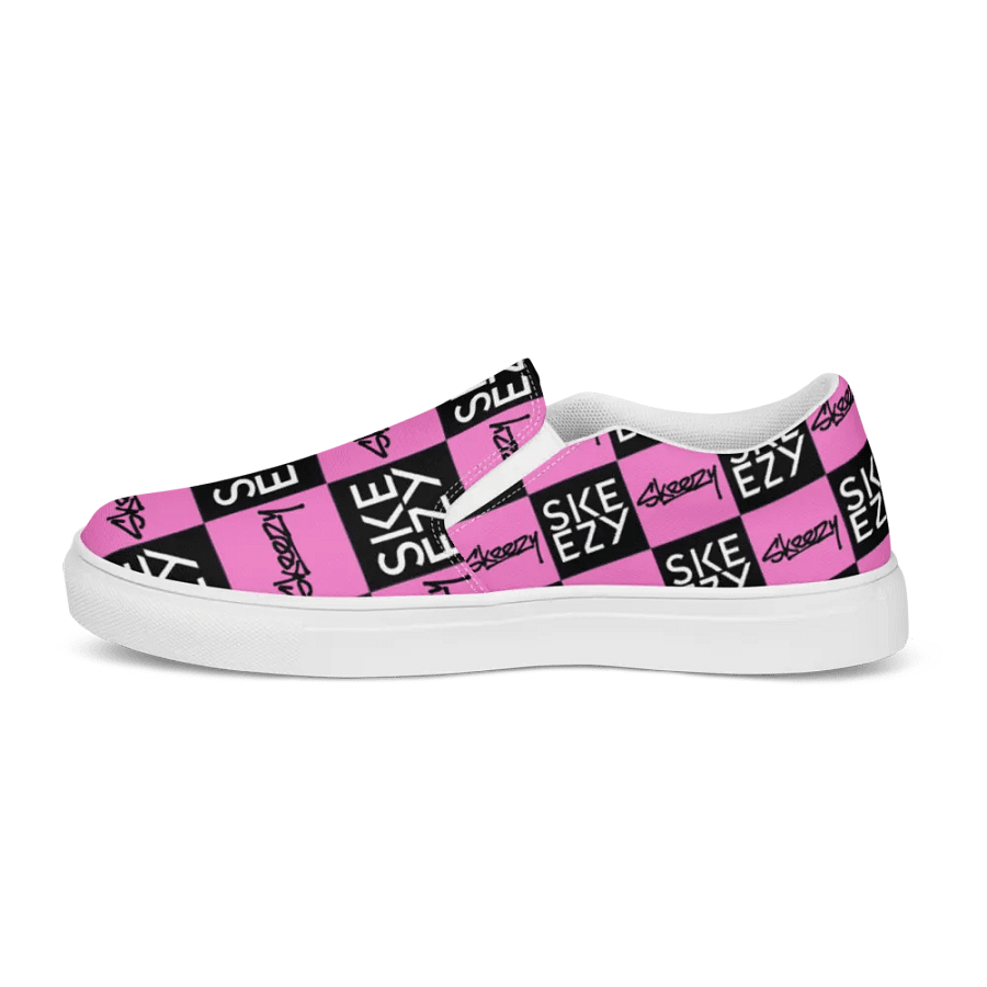 Checkered Skeezy Slip-Ons (womens) BLK/PNK product image (8)