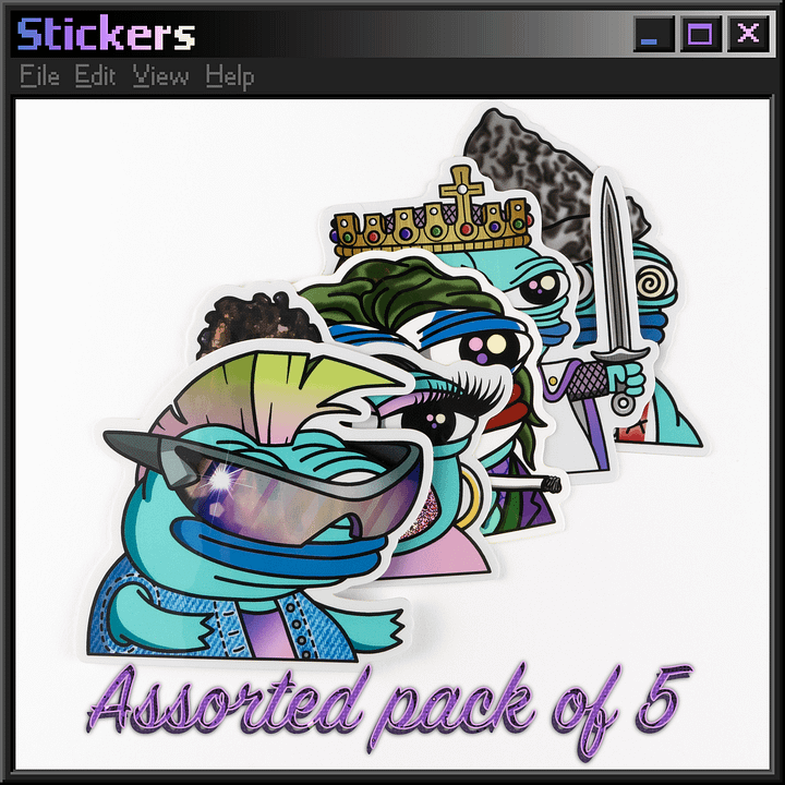 Assorted Pack of 5 Stickers product image (2)