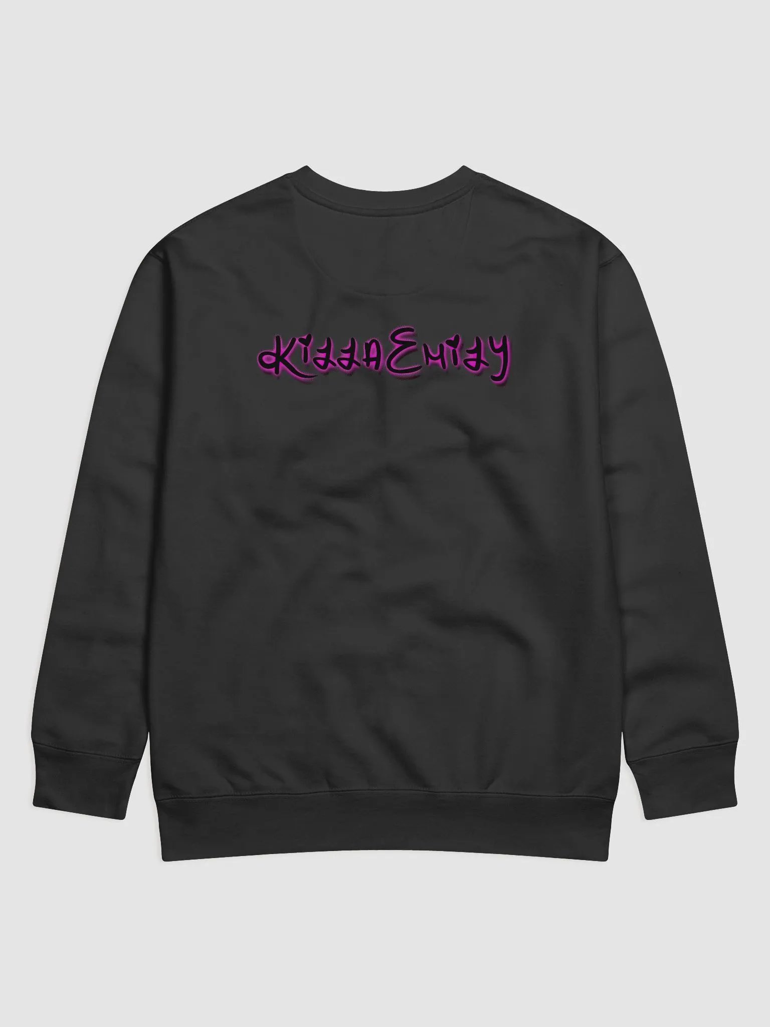 PINK HEART BUTT SWEATSHIRT WITH AUTOGRAPH ON BACK product image (2)