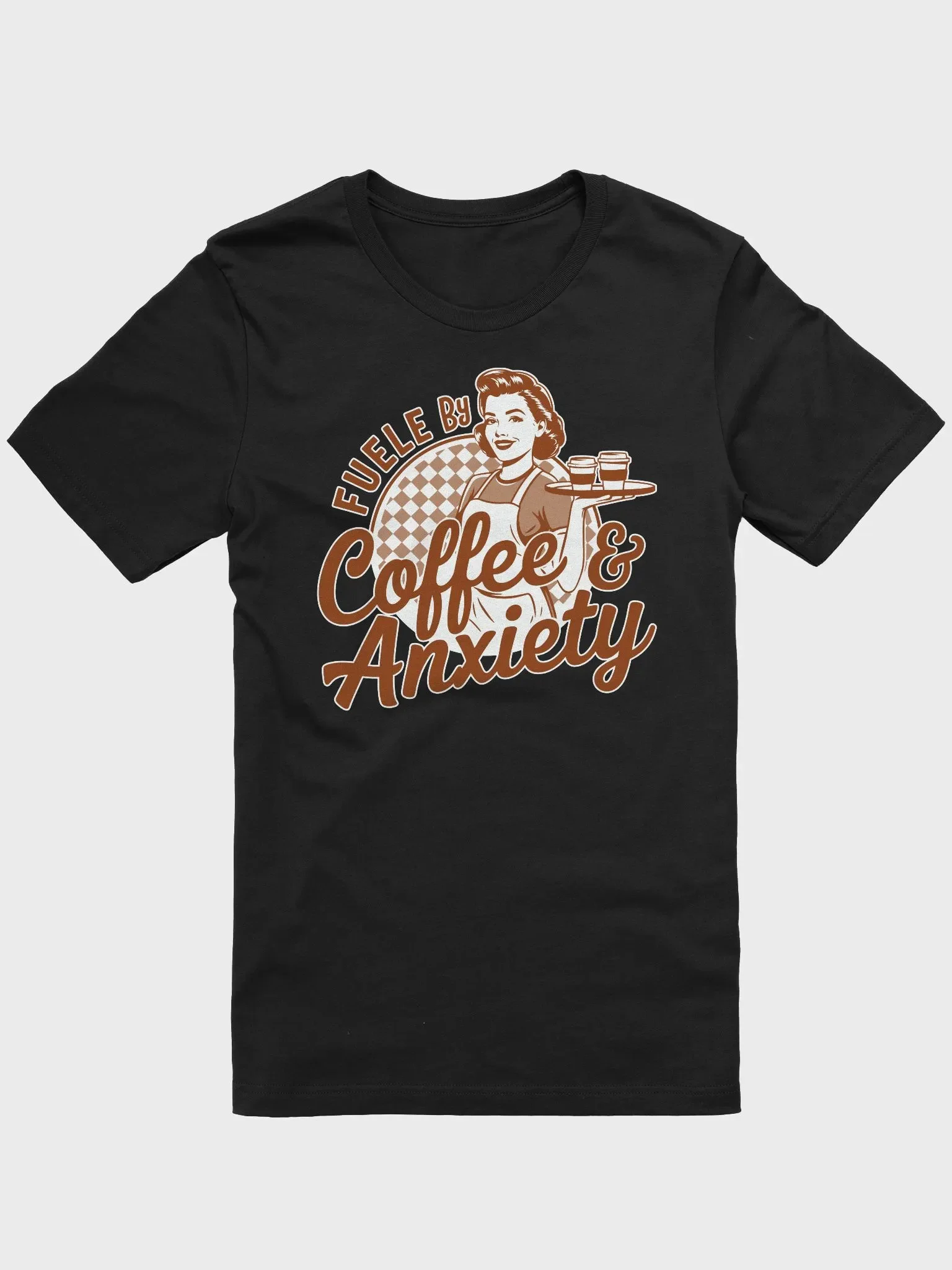Vintage Coffee & Anxiety Tee product image (2)