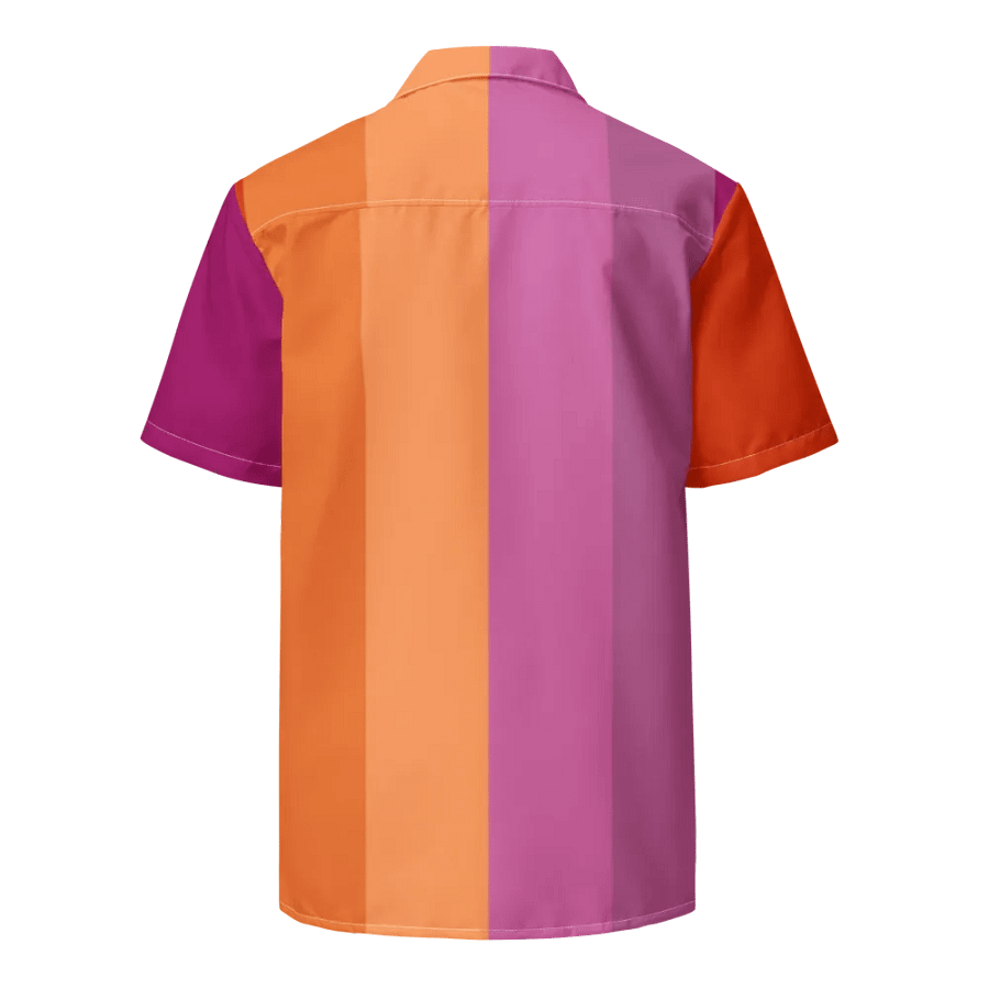 Lesbian Pride Flag - All-Over Hawaiian Shirt product image (7)