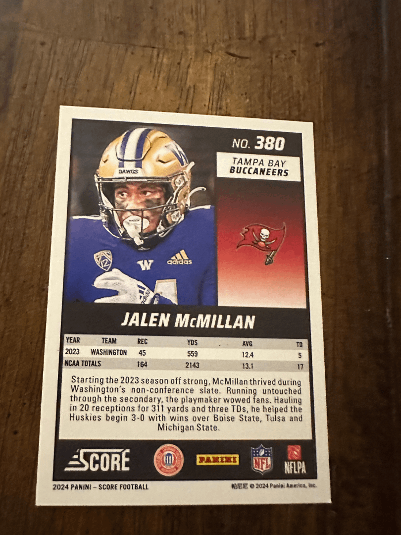 Rookie Jalen McMillan product image (2)