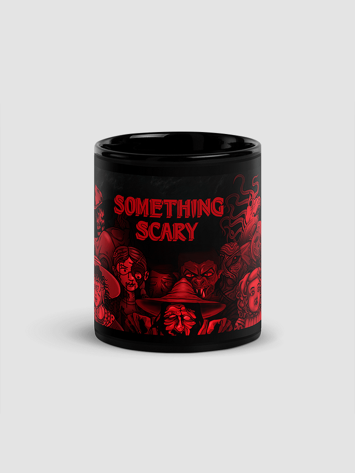 Something Scary Black Glossy Mug product image (2)