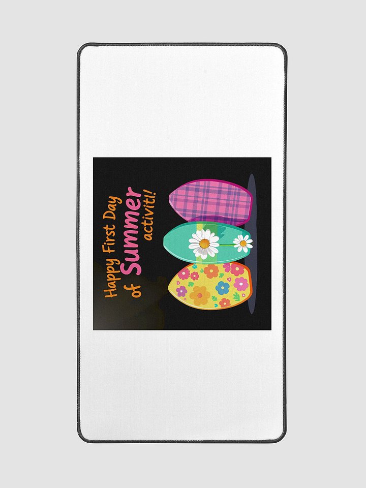 Happy Summer Desk Mat 15.5" x 31.5" product image (2)